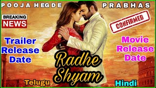 Radhe Shyam Official Trailer | Prabhas | Pooja Hegde | Radha Krishna Kumar | 2021 | Radhe Shyam 2021