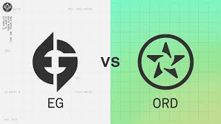 EG vs ORD | 2022 MSI Groups Day 2 | Evil Geniuses vs. ORDER