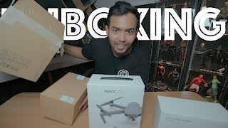 UNBOXING DJI MAVIC PRO FLY MORE COMBO INDONESIA | DRONE-NYA WATCH DOGS 2 | REZZONE