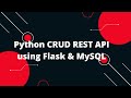 Python Flask Tutorial #20 🔥 Build a Powerful CRUD REST API with Python Flask & MySQL 🚀