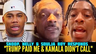 Snoop Dogg, Nelly \u0026 Soulja Boy CLAP BACK After BACKLASH Performing At Trump's Crypto Ball