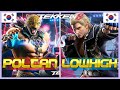 Tekken 8 ▰ Poltan (Rank #5 King) Vs Lowhigh (Rank #5 Steve Fox) ▰ Ranked Matches