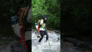 Wusun Ancient Road hiking乌孙古道 longitudinal across Tianshan Mountains, wilderness, forest, grassland,