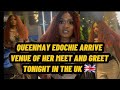 QUEENMAY EDOCHIE ARRIVE VENUE OF THE MEET AND GREET SECTION IN THE 🇬🇧 UK