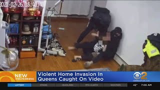 Caught On Camera: Violent Home Invasion In Queens