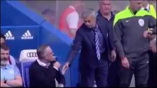 Roy keane doesn't want to shake hands with Mourinho!