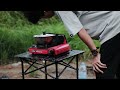 solo camping sleep overnight បោះតង់មាត់ទឹក