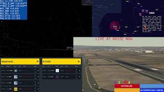 [VATSIM ATC] [TOWERVIEW] Controlling The Boise Area! Big Sky Approach \u0026 Departure.