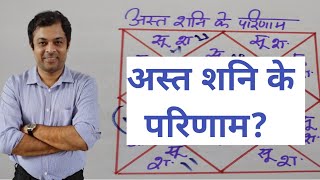 अस्त शनि रोजगार में कमी करता है, effect of combust saturn in astrology, ast shani ke prabhav