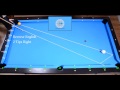 Two Rails Kick Shots Drill 2 - Aiming with Diamond System - Biyar - Pool & Billiard training lesson