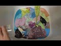 mixing all my slime colourful slimesmoothie oddlysatisfying slime mixing and asmr video 227