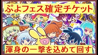 【ぷよクエ】ぷよフェス確定チケット（イベント報酬の方）を引く