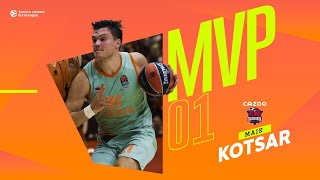 Maik Kotsar | Round 1 MVP | 2022-23 Turkish Airlines EuroLeague