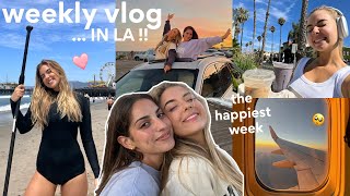 WEEKLY VLOG... In LA!! food, road trip + adventuring santa monica 🇺🇸