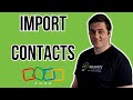 Import Contacts into Zoho CRM