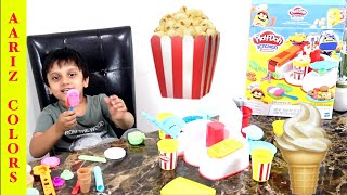 Making Play-Doh ice cream and popcorn | Indian kid in USA