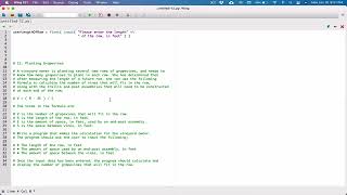 2.13. (Part 1) Planting Grapevines - Python
