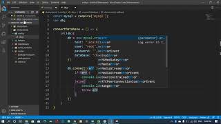React native chat app [7] - node js & mysql setup