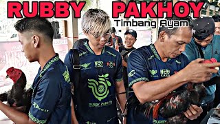 Jawara Rubby Pakhoy Masuk Penimbangan Kontes Ayam Championship PPAI KEBUMEN 2024