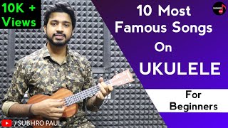 10 Songs In 3 Chords On UKULELE Mashup Lesson Most Famous Bollywood Songs,Beginners Ukulele Tutorial