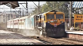 Blowing Horn and Blowing Dust!  LTT - Nanded Express Curves In and Out of Begdewadi