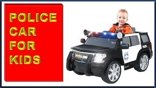 Power Wheels Police Ride On Car For Kids, Baby Toys