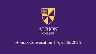 2026 Honors Convocation