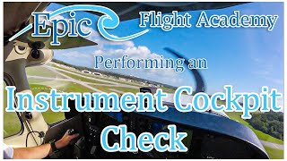 Epic Flight Academy | Instrument Cockpit Check