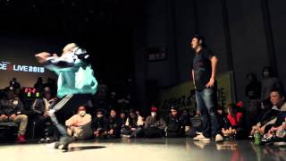 HJM(preppy)  vs SHUN (Exze) FINAL / DANCE@LIVE HIPHOP KANSAI CHARISMAX 2015