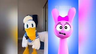 Donald Ducc REACTS To SPRUNKI TikToks! 26 (DO NOT BE SCARED CHALLENGE)