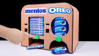 DIY How to Make OREO and Mentos Vending Machine