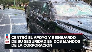 Así fue la llamada de auxilio de García Harfuch tras atentado