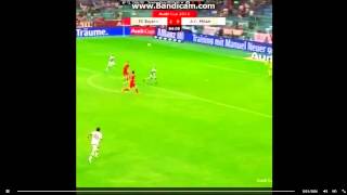Insane volley goal Robert Lewandowski (Bayern Munich) vs AC Milan // Audi cup 2015