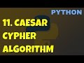 Caesar Cypher Algorithm (flowchart + process explanation)