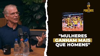 BERNARDINHO EXPLICA PORQUE MULHERES GANHAM MAIS DO QUE HOMENS NO VOLEIBOL | PodCorte Financeiro