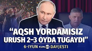 G‘azoda ocharchilik tahdidi va Putinning jurnalistlarga javobi — 6-iyun dayjesti