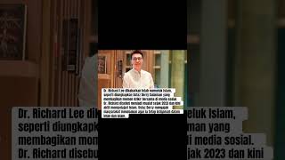 dr Richard Lee Diduga Mualaf, Ustaz Derry Sulaiman: Kita Doakan Istiqomah#viralvideo #shorts