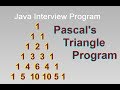 Pascal Triangle Program in Java || D.K. Gautam