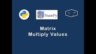 numpy matrix multiply values