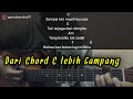 Kunci Gitar DUKA - Last Child | Versi Paling Mudah