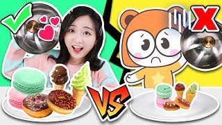 Dessert VS Eraser!  DIY  Cute eraser Making  | Xiaoling toys