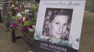 Unexpected arrival at memorial service for Jodi Newkirk near Idyllwild