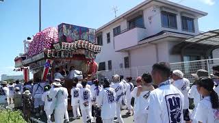 八幡津島神社祭典2023 山東組　最終日　コメリ出発