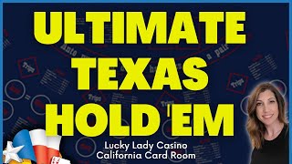 🟣 Ultimate Texas Hold em at Lucky Lady Casino #poker #holdem #casino