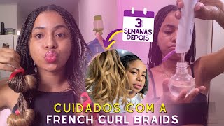 COMO LAVAR E CUIDAR  DAS FRENCH CURL BRAIDS