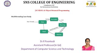 Case study video on multithreading| Object Oriented Programming| SNS Institutions