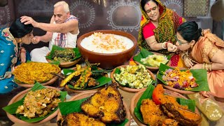 Pakhala|ଝିଅ ବୋହୁ 💒ଦୁହେଁ ବାପା ବୋଉଙ୍କ ହାତରୁ ଖାଇଲେ ପଖାଳ ପସରା😍| Pakhala Thali Recipe |sasu bohu Thali