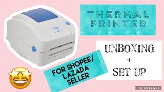 Unboxing + Set Up Thermal Printer | Xprinter XP-490B | Yam Bi Fam