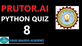 Python Quiz-8 | #prutor.ai #pythonquiz8