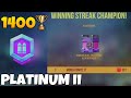 18 Win STREAK with Satoshi - Platinum 2 Rank 1400 Trophies - Bullet Echo Gameplay